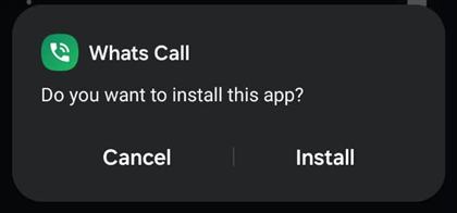١) اضغط «Install»